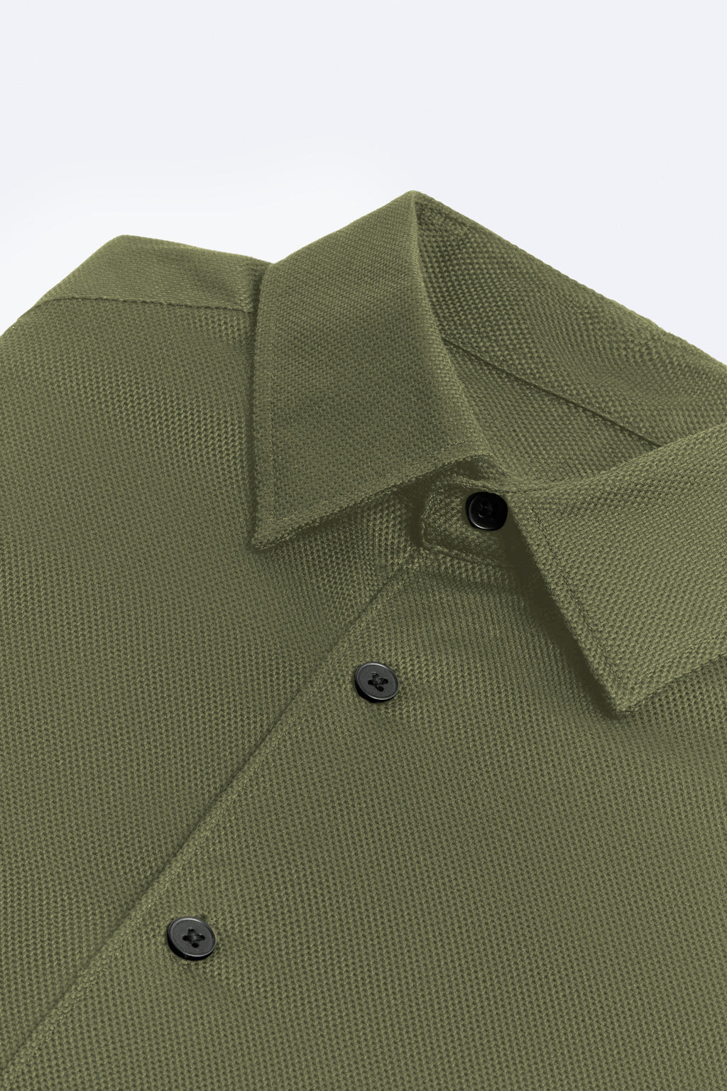 Premium Light Green Textured Cotton Shirt