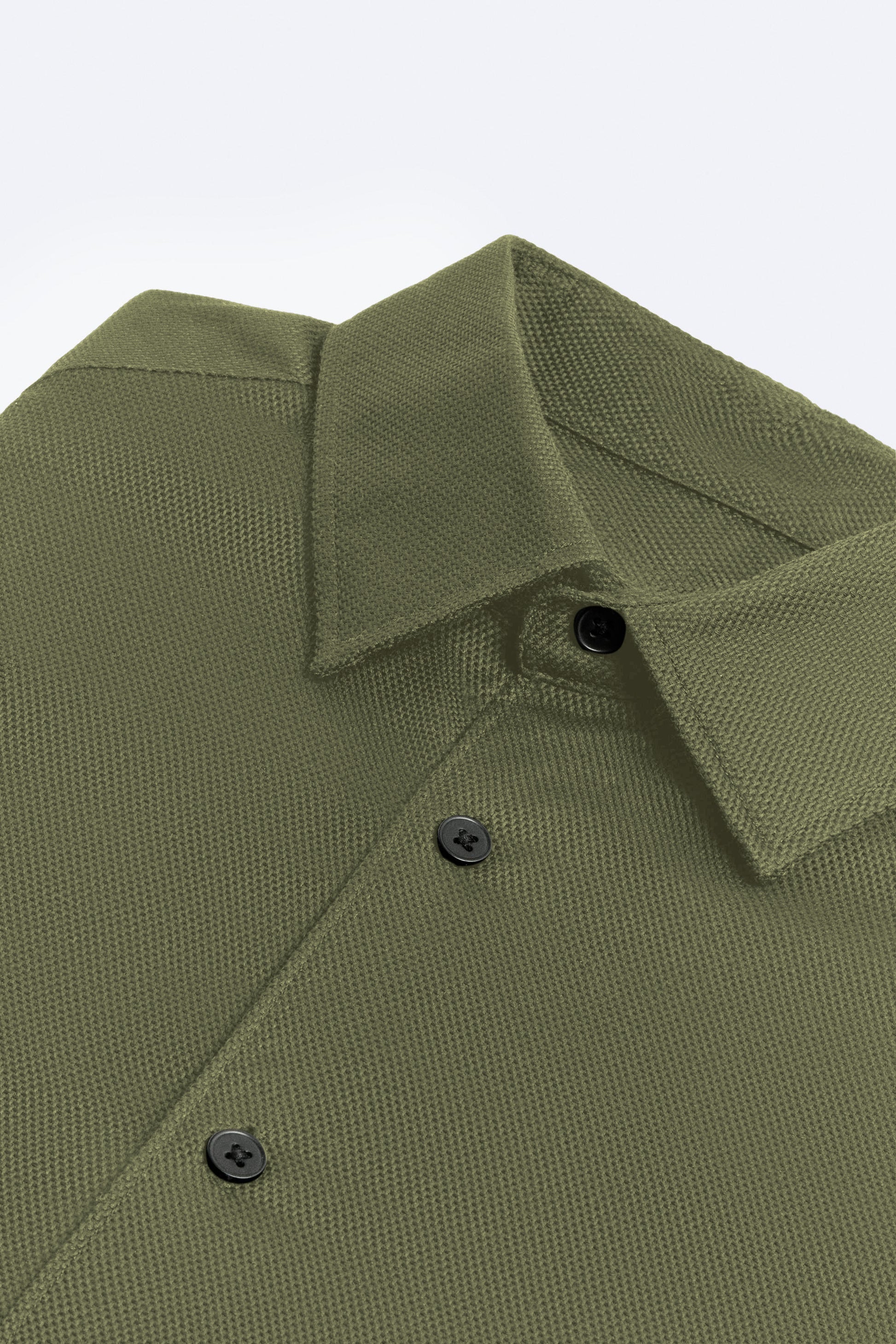 Premium Light Green Textured Cotton Shirt