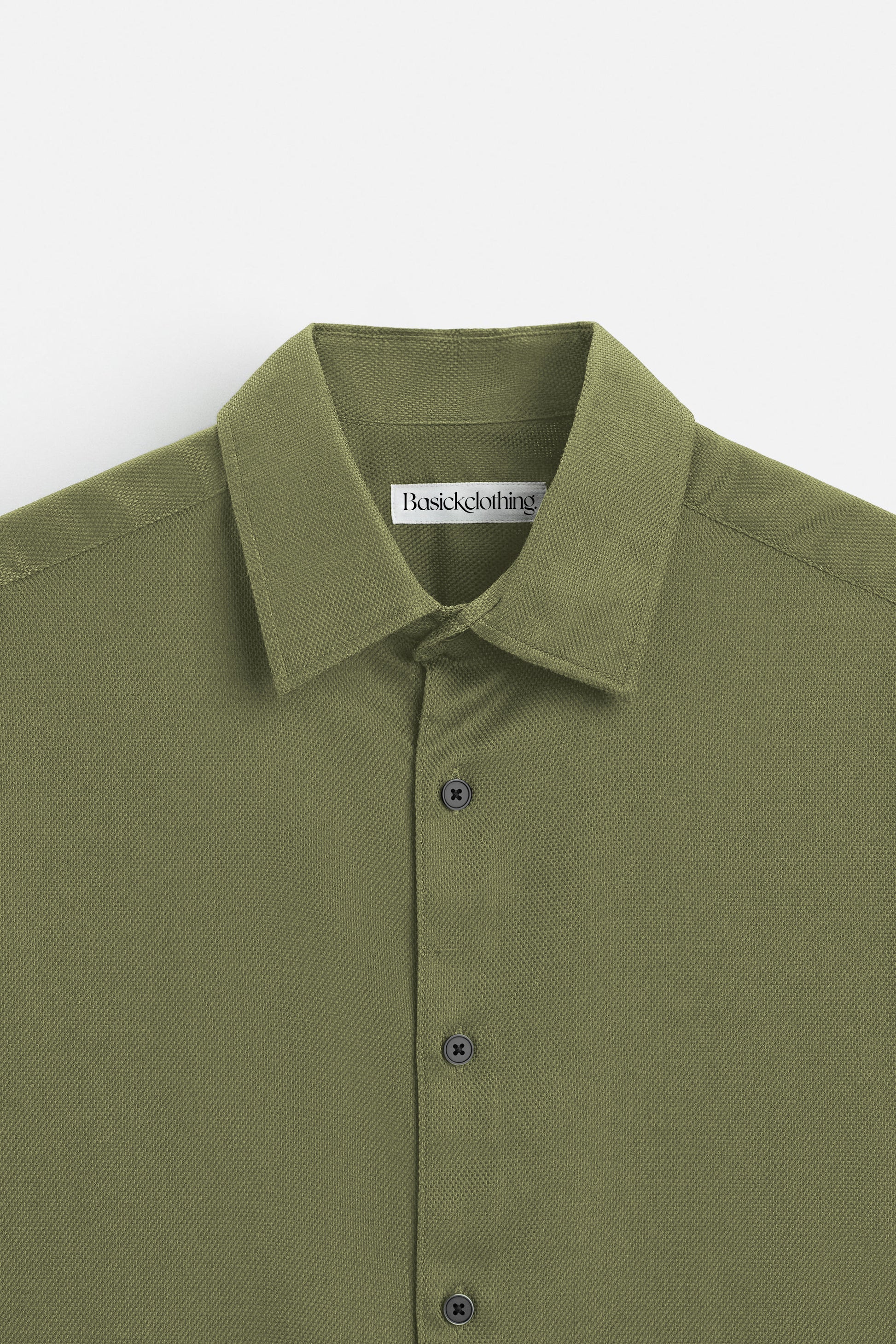 Pack Of 2 Premium Textured Cotton Shirt – Light Green
