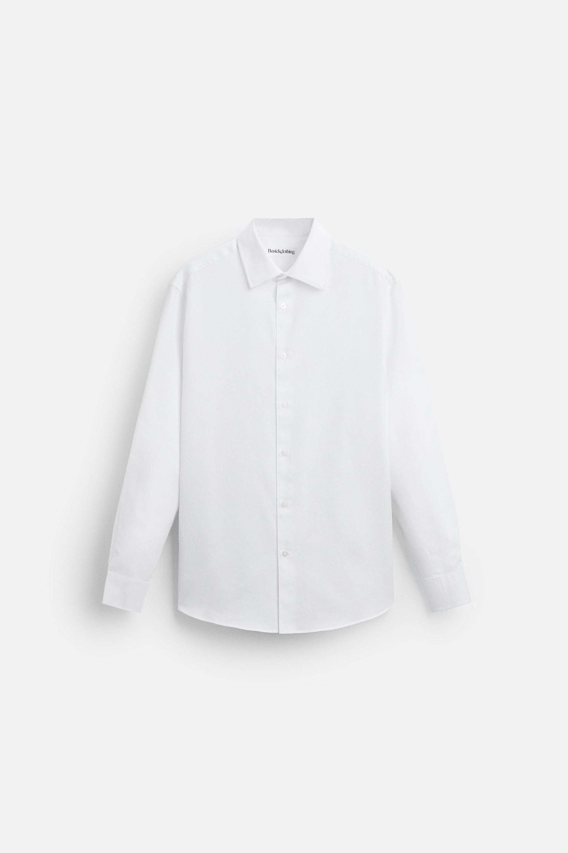 Pack Of 2 Premium Textured Cotton Shirt – Black, White