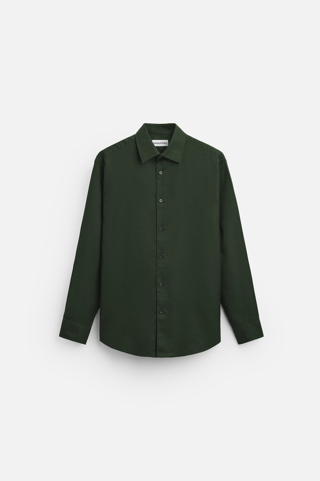 Premium Dark Green Textured Cotton Shirt