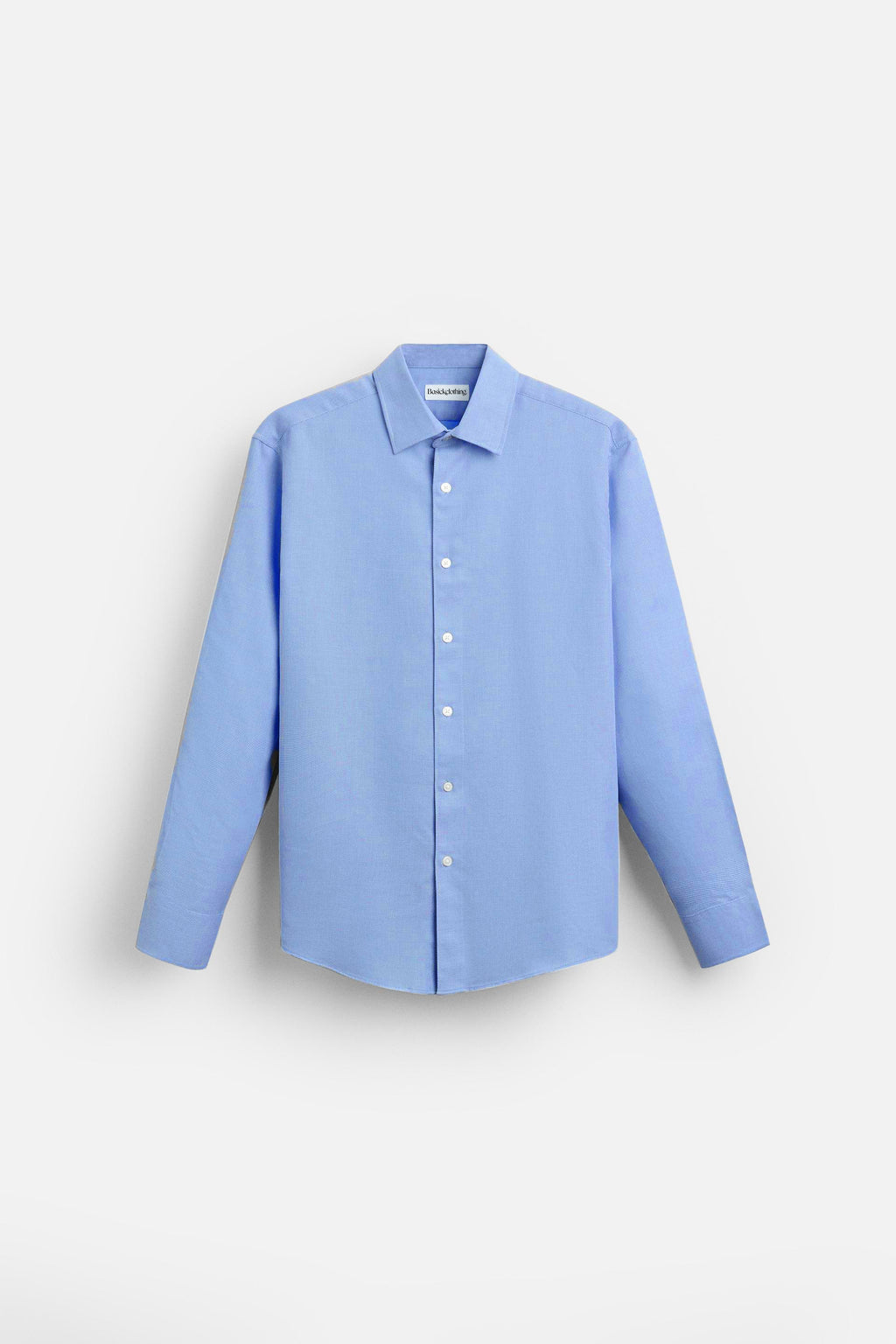 Premium Sky Blue Textured Cotton Shirt