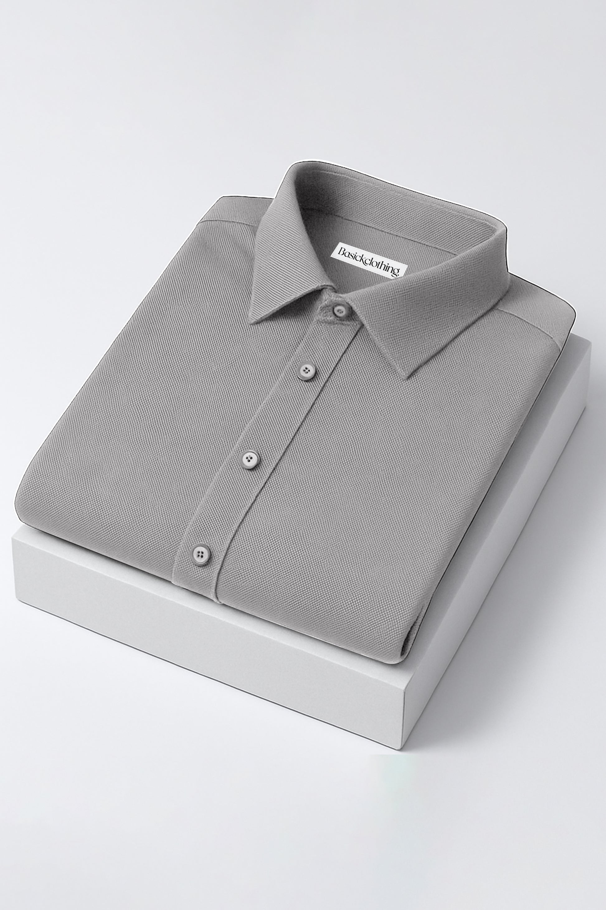 Pack Of 2 Premium Textured Cotton Shirt – Grey, Maroon